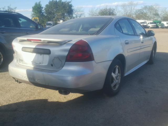 2G2WP522141130997 - 2004 PONTIAC GRAND PRIX SILVER photo 4