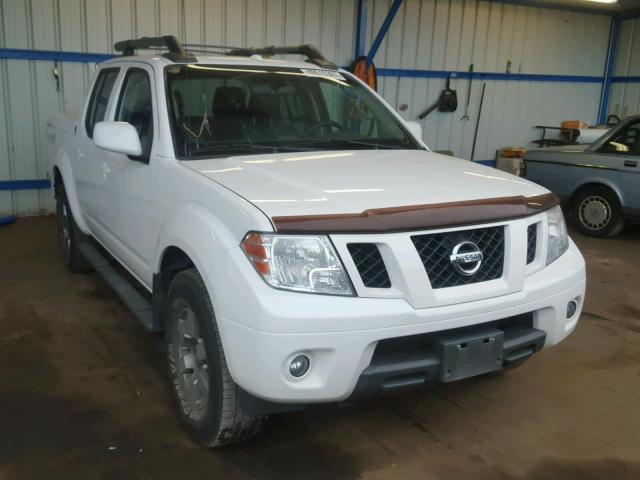 1N6AD0EV8CC405424 - 2012 NISSAN FRONTIER S WHITE photo 1