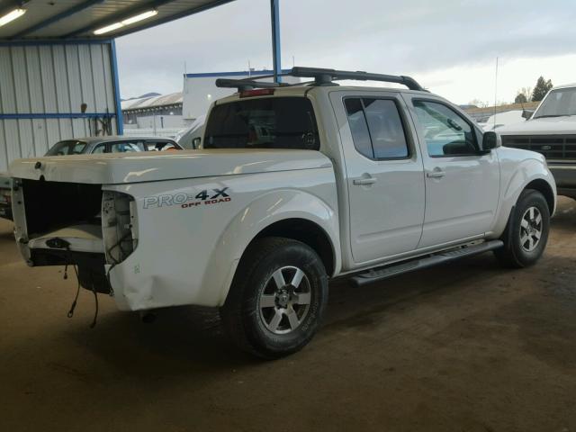 1N6AD0EV8CC405424 - 2012 NISSAN FRONTIER S WHITE photo 4