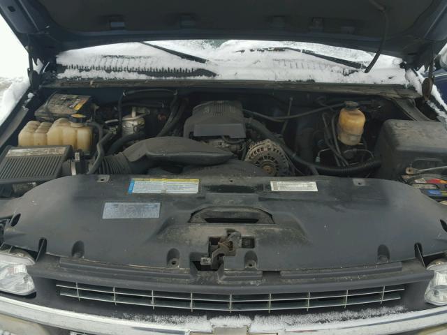 1GCGK29U7YE302216 - 2000 CHEVROLET SILVERADO BLUE photo 7