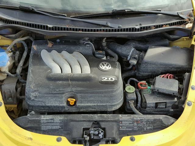 3VWBK31C45M401064 - 2005 VOLKSWAGEN NEW BEETLE 黄色 照片 7
