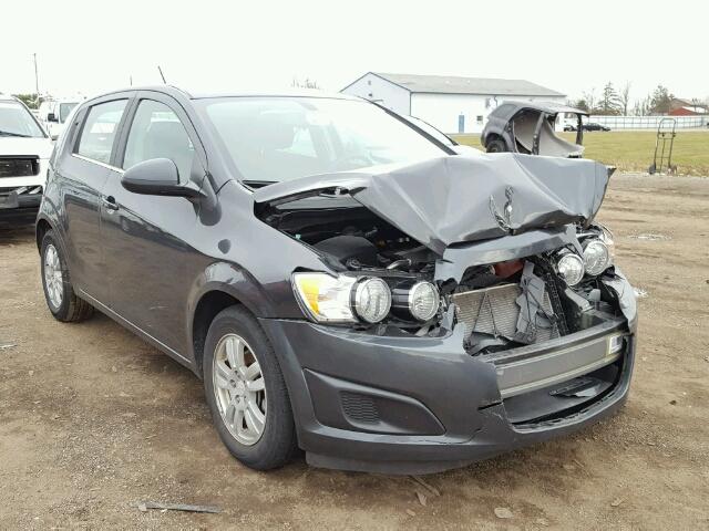 1G1JC6SH3G4161021 - 2016 CHEVROLET SONIC LT GRAY photo 1