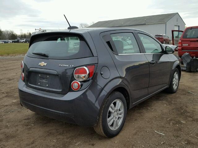 1G1JC6SH3G4161021 - 2016 CHEVROLET SONIC LT GRAY photo 4