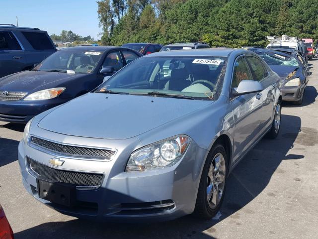 1G1ZH57B094180115 - 2009 CHEVROLET MALIBU 1LT BLUE photo 2