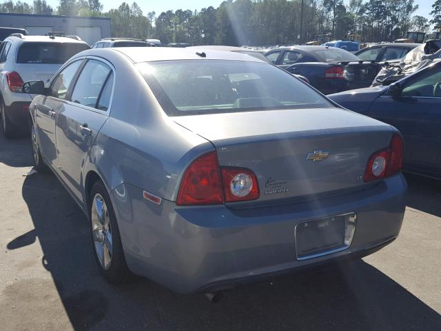 1G1ZH57B094180115 - 2009 CHEVROLET MALIBU 1LT BLUE photo 3