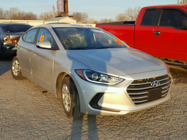 5NPD74LF8HH112418 - 2017 HYUNDAI ELANTRA SE SILVER photo 1