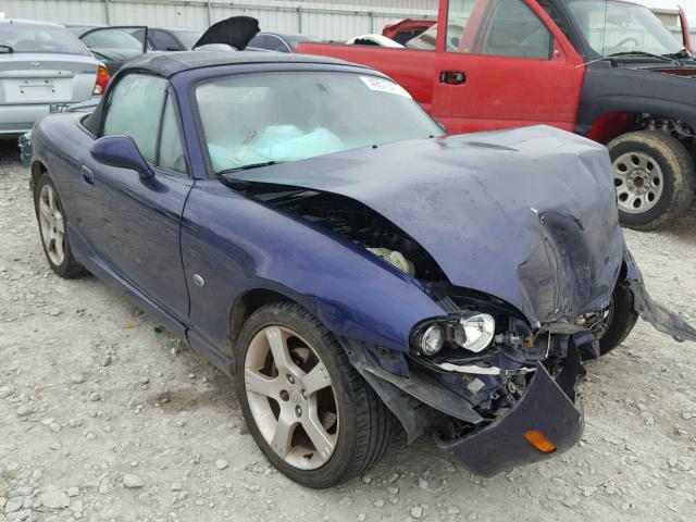 JM1NB353730309926 - 2003 MAZDA MX-5 MIATA BLUE photo 1