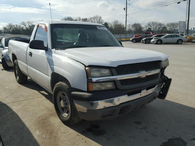 1GCEC14V53Z258409 - 2003 CHEVROLET SILVERADO WHITE photo 1