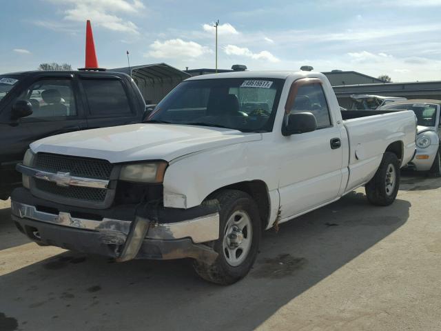 1GCEC14V53Z258409 - 2003 CHEVROLET SILVERADO WHITE photo 2