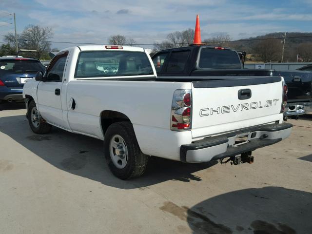 1GCEC14V53Z258409 - 2003 CHEVROLET SILVERADO WHITE photo 3