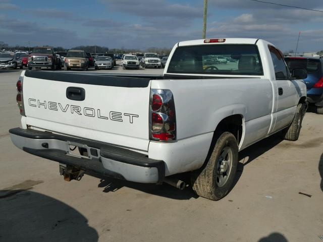 1GCEC14V53Z258409 - 2003 CHEVROLET SILVERADO WHITE photo 4