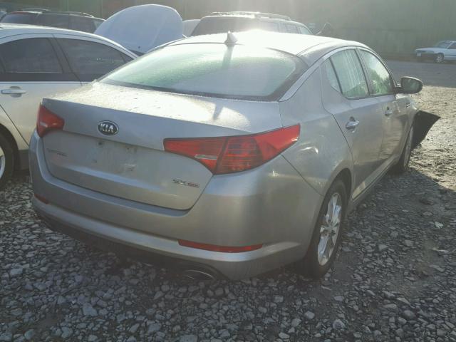 5XXGN4A76DG221478 - 2013 KIA OPTIMA EX SILVER photo 4