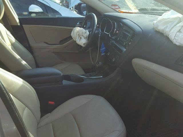 5XXGN4A76DG221478 - 2013 KIA OPTIMA EX SILVER photo 5