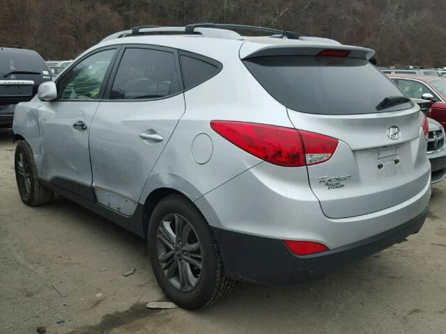 KM8JU3AG5EU922877 - 2014 HYUNDAI TUCSON GLS SILVER photo 3