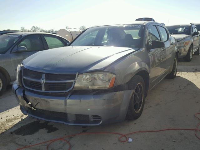 1B3LC46B19N522142 - 2009 DODGE AVENGER SE GRAY photo 2