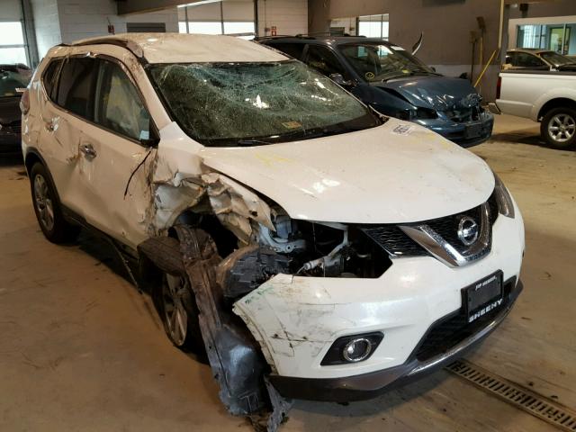 5N1AT2MT1FC759321 - 2015 NISSAN ROGUE S WHITE photo 1