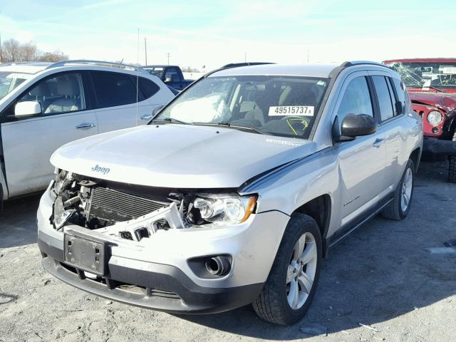 1J4NT1FA1BD289284 - 2011 JEEP COMPASS SP SILVER photo 2