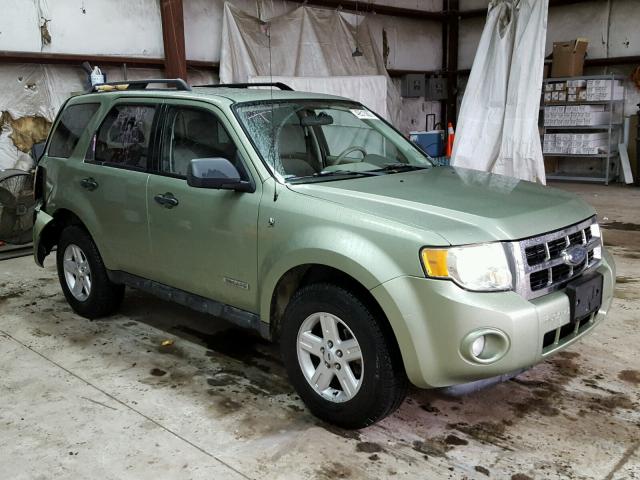 1FMCU49H88KA42056 - 2008 FORD ESCAPE HEV GREEN photo 1