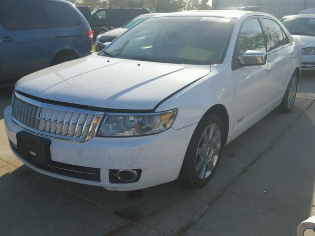 3LNHM26TX7R625080 - 2007 LINCOLN MKZ WHITE photo 2