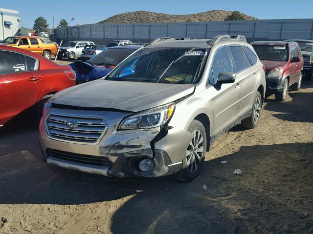 4S4BSENC0G3243346 - 2016 SUBARU OUTBACK 3. GOLD photo 2