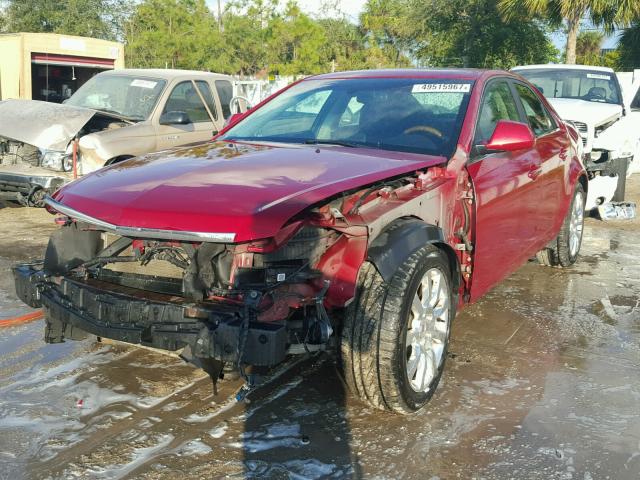 1G6DT57V190157365 - 2009 CADILLAC CTS HI FEA RED photo 2