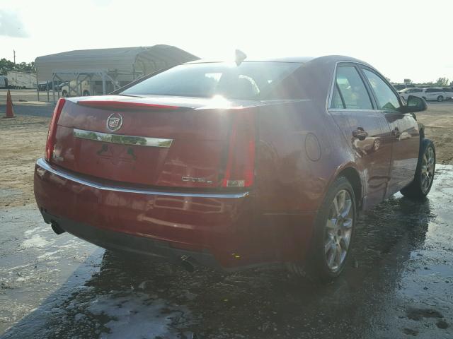 1G6DT57V190157365 - 2009 CADILLAC CTS HI FEA RED photo 4