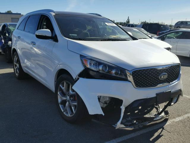 5XYPK4A57HG232076 - 2017 KIA SORENTO SX WHITE photo 1