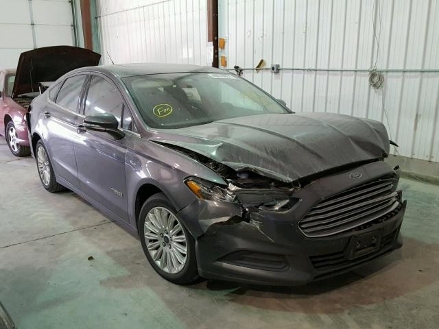 3FA6P0LU4FR160269 - 2015 FORD FUSION SE BLACK photo 1