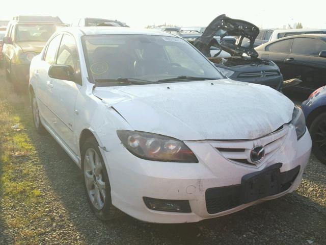 JM1BK324481825470 - 2008 MAZDA 3 S WHITE photo 1