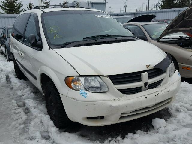 1D4GP24R67B129294 - 2007 DODGE GRAND CARA WHITE photo 1