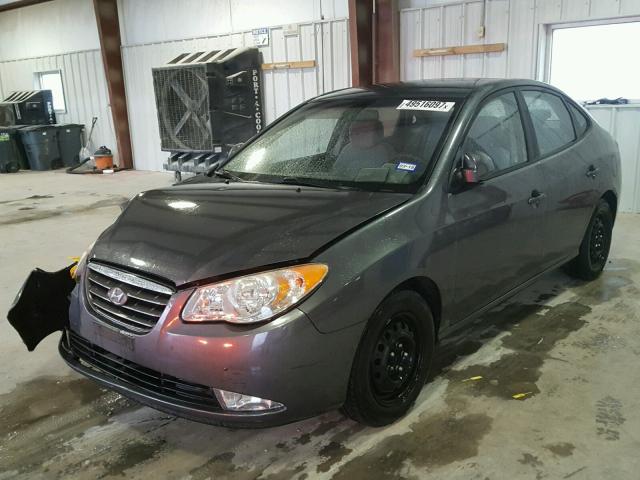 KMHDU46D89U632799 - 2009 HYUNDAI ELANTRA GL GRAY photo 2