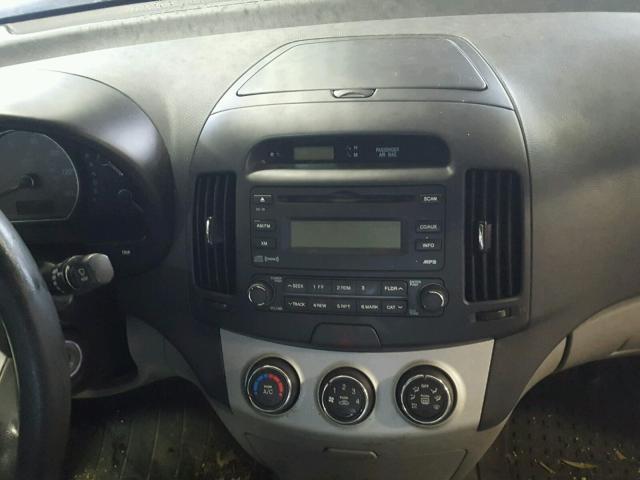 KMHDU46D89U632799 - 2009 HYUNDAI ELANTRA GL GRAY photo 9