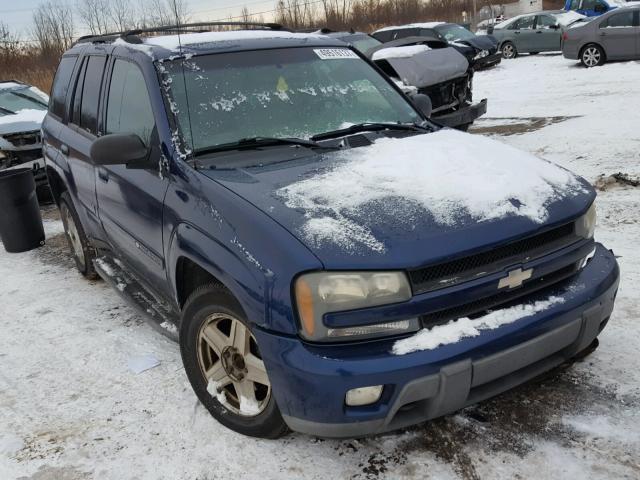 1GNDT13S032290929 - 2003 CHEVROLET TRAILBLAZE BLUE photo 1