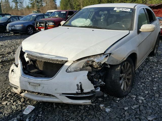 1C3CCBBB0DN672183 - 2013 CHRYSLER 200 TOURIN WHITE photo 2