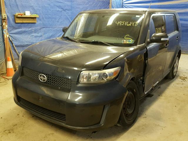 JTLKE50EX91075545 - 2009 TOYOTA SCION XB შავი ფოტო 2