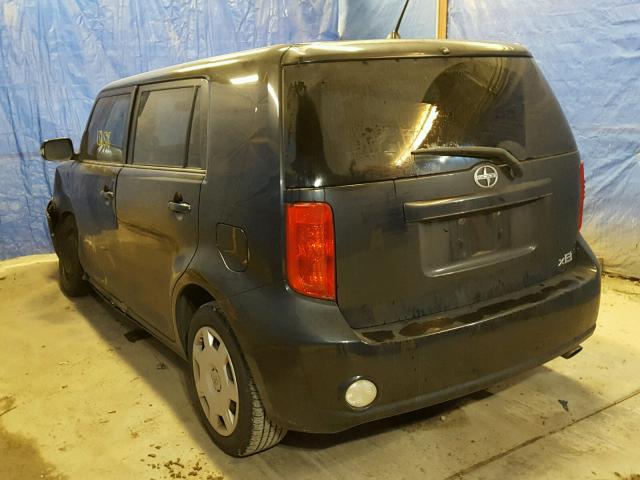 JTLKE50EX91075545 - 2009 TOYOTA SCION XB შავი ფოტო 3
