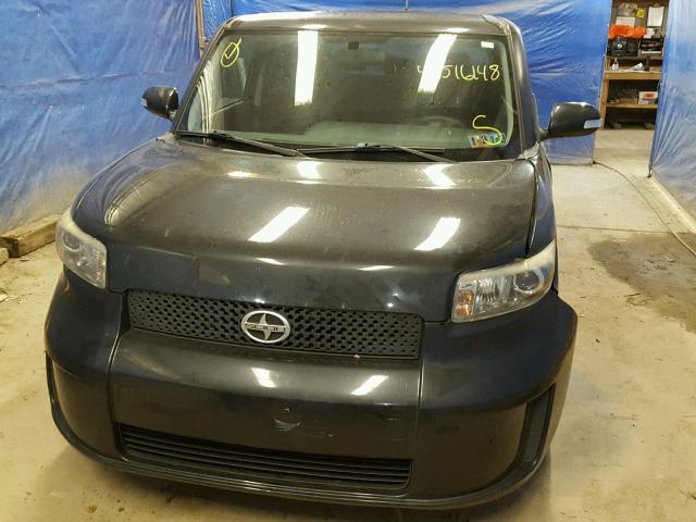 JTLKE50EX91075545 - 2009 TOYOTA SCION XB შავი ფოტო 9