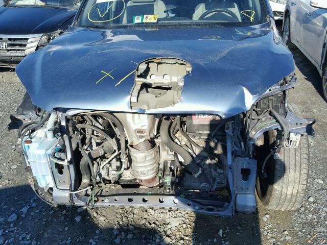 2T3ZF4DV3CW126615 - 2012 TOYOTA RAV4 BLUE photo 9