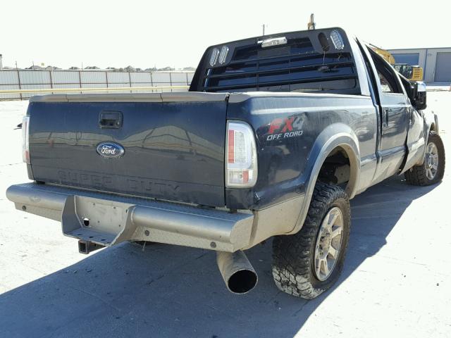 1FTSW2BR7AEB07095 - 2010 FORD F250 SUPER BLACK photo 4