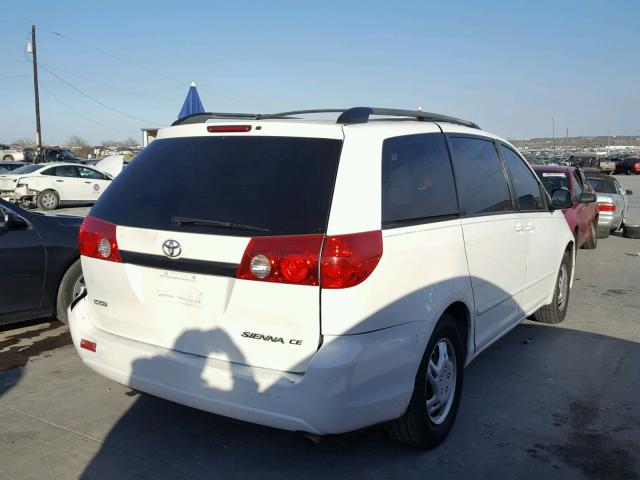 5TDZA23C36S470888 - 2006 TOYOTA SIENNA CE WHITE photo 4