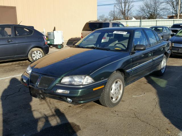 1G2NE55M9SC727174 - 1995 PONTIAC GRAND AM S GREEN photo 2