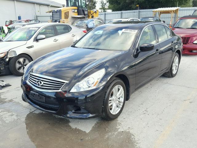 JN1DV6AR2BM653978 - 2011 INFINITI G25 BLACK photo 2