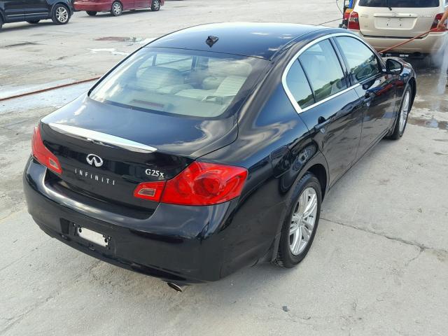 JN1DV6AR2BM653978 - 2011 INFINITI G25 BLACK photo 4