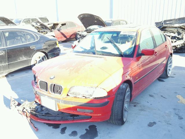 WBAAV334X1FV01320 - 2001 BMW 325 I RED photo 2