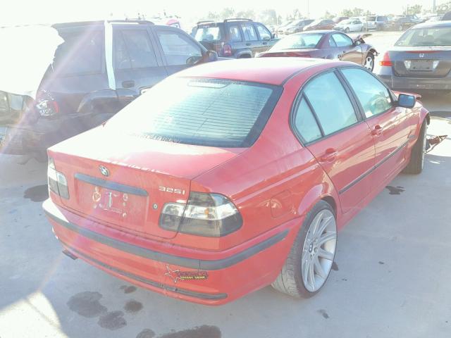 WBAAV334X1FV01320 - 2001 BMW 325 I RED photo 4