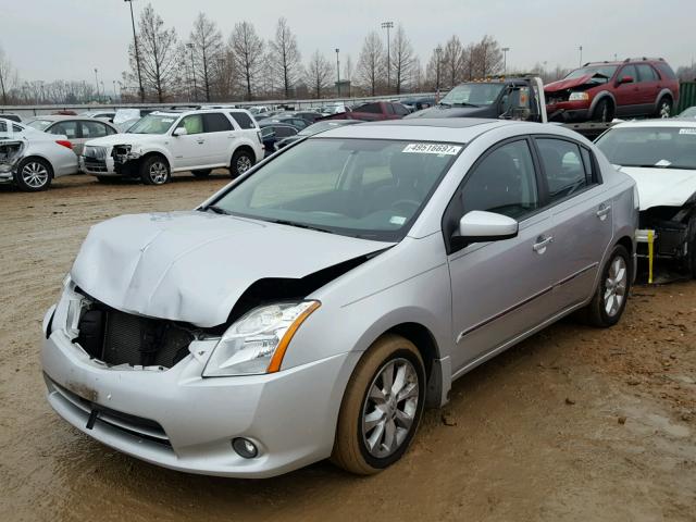 3N1AB6AP6CL745987 - 2012 NISSAN SENTRA 2.0 SILVER photo 2