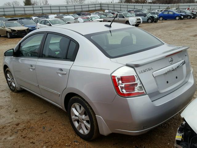 3N1AB6AP6CL745987 - 2012 NISSAN SENTRA 2.0 SILVER photo 3