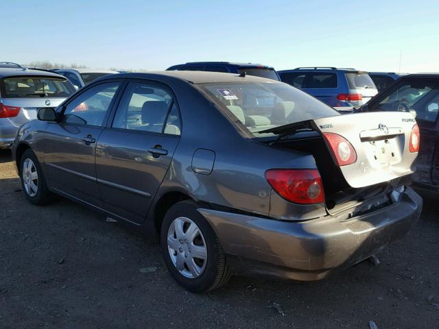 1NXBR30EX8Z031218 - 2008 TOYOTA COROLLA CE GRAY photo 3