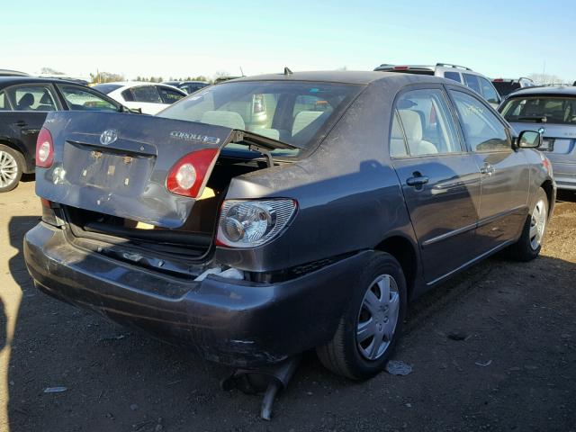 1NXBR30EX8Z031218 - 2008 TOYOTA COROLLA CE GRAY photo 4