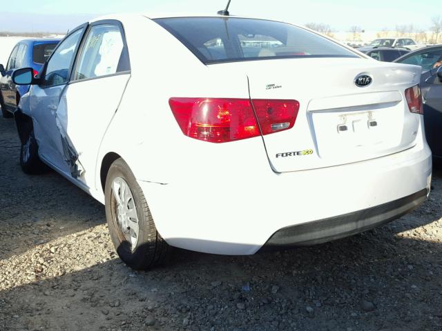 KNAFU4A23C5633506 - 2012 KIA FORTE EX WHITE photo 3